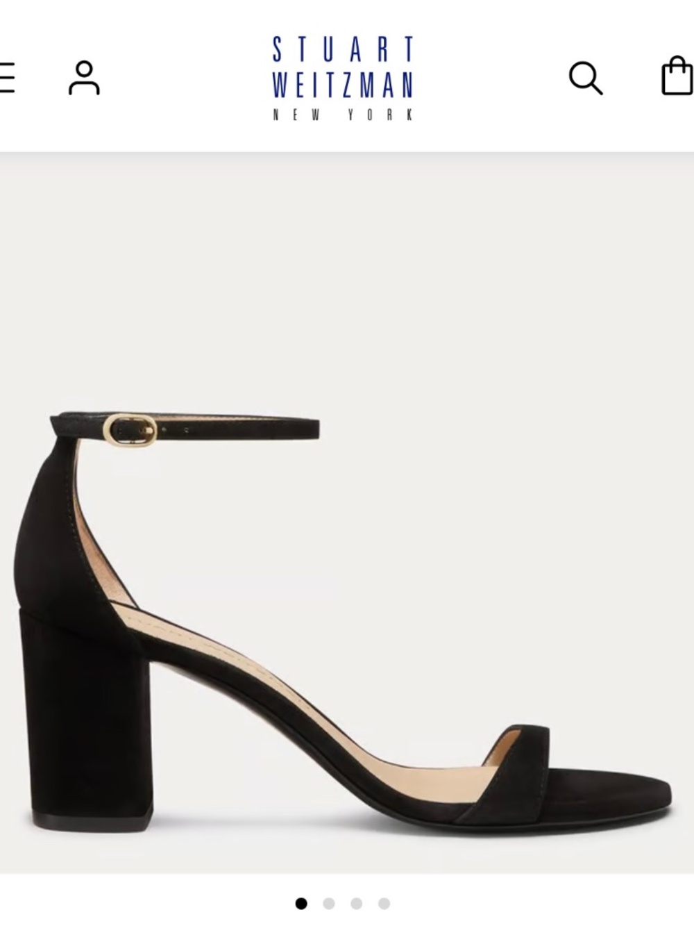 Stuart Weitzman nudist sandal